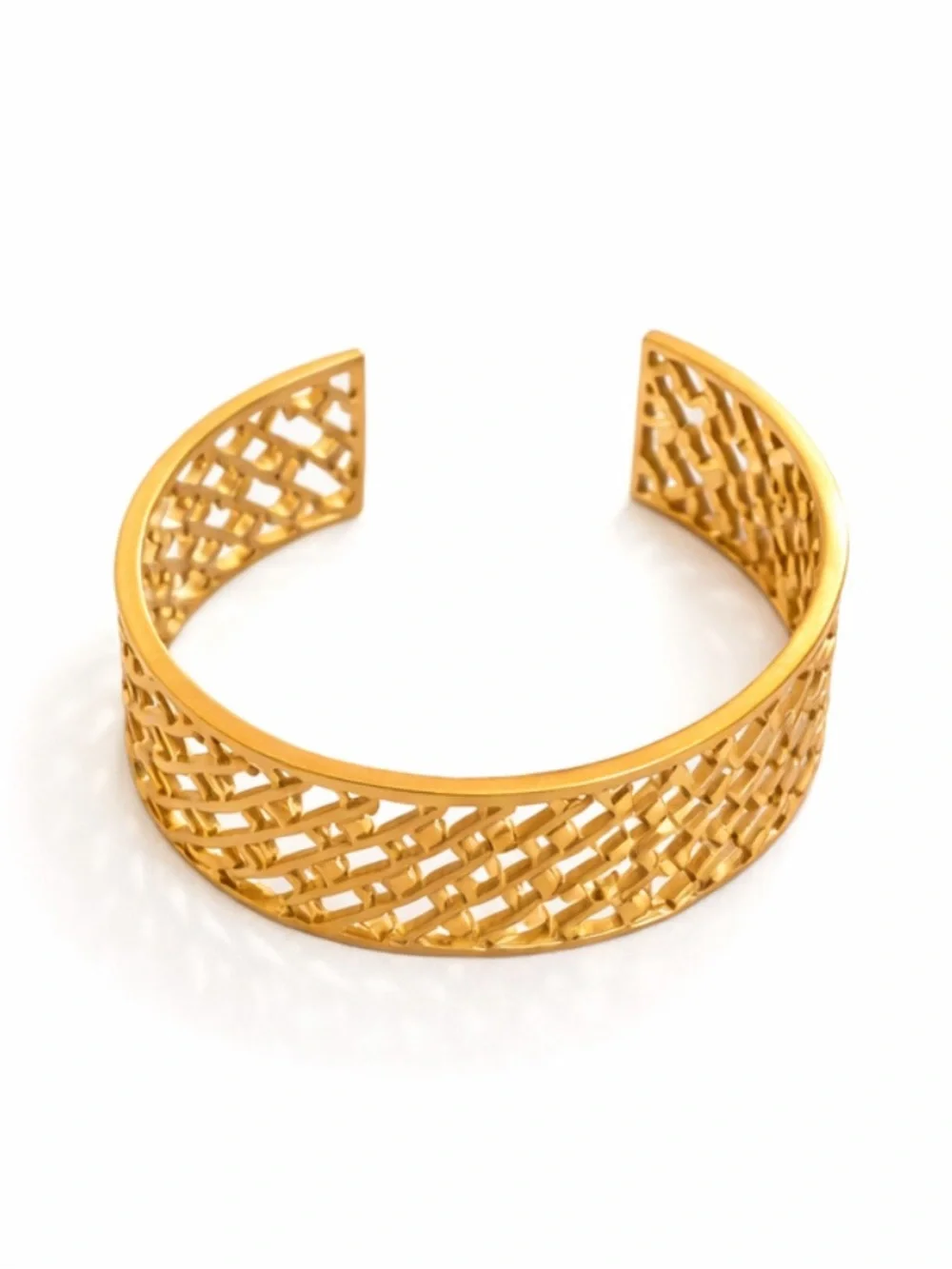 Tory Burch Gold Plated Statement Logo T Wide Cuff Bracelet NWOT